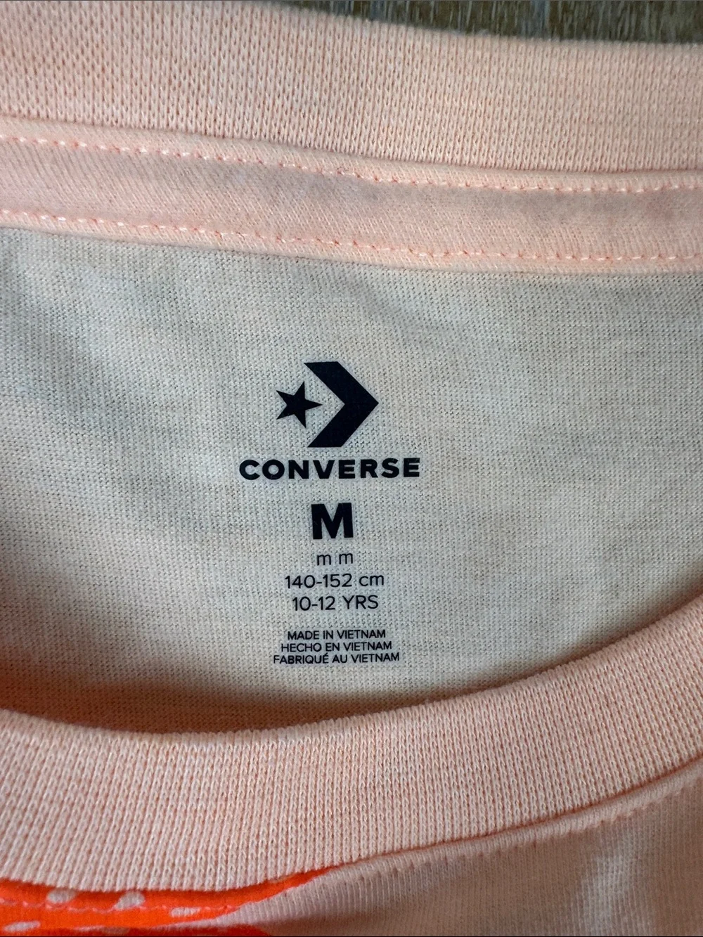 Converse Peach Graphic T-Shirt
